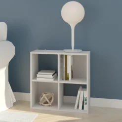 Regały Na Książki|Regały Dla Dzieci>INTER MEBLE Nowoczesny regał 61 cm do salonu z półkami CORTA szary