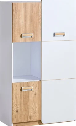 Regały Na Książki|Regały Dla Dzieci>DOLMAR Nowoczesny regał do pokoju dziecięcego 80 cm LUMINOUS biały