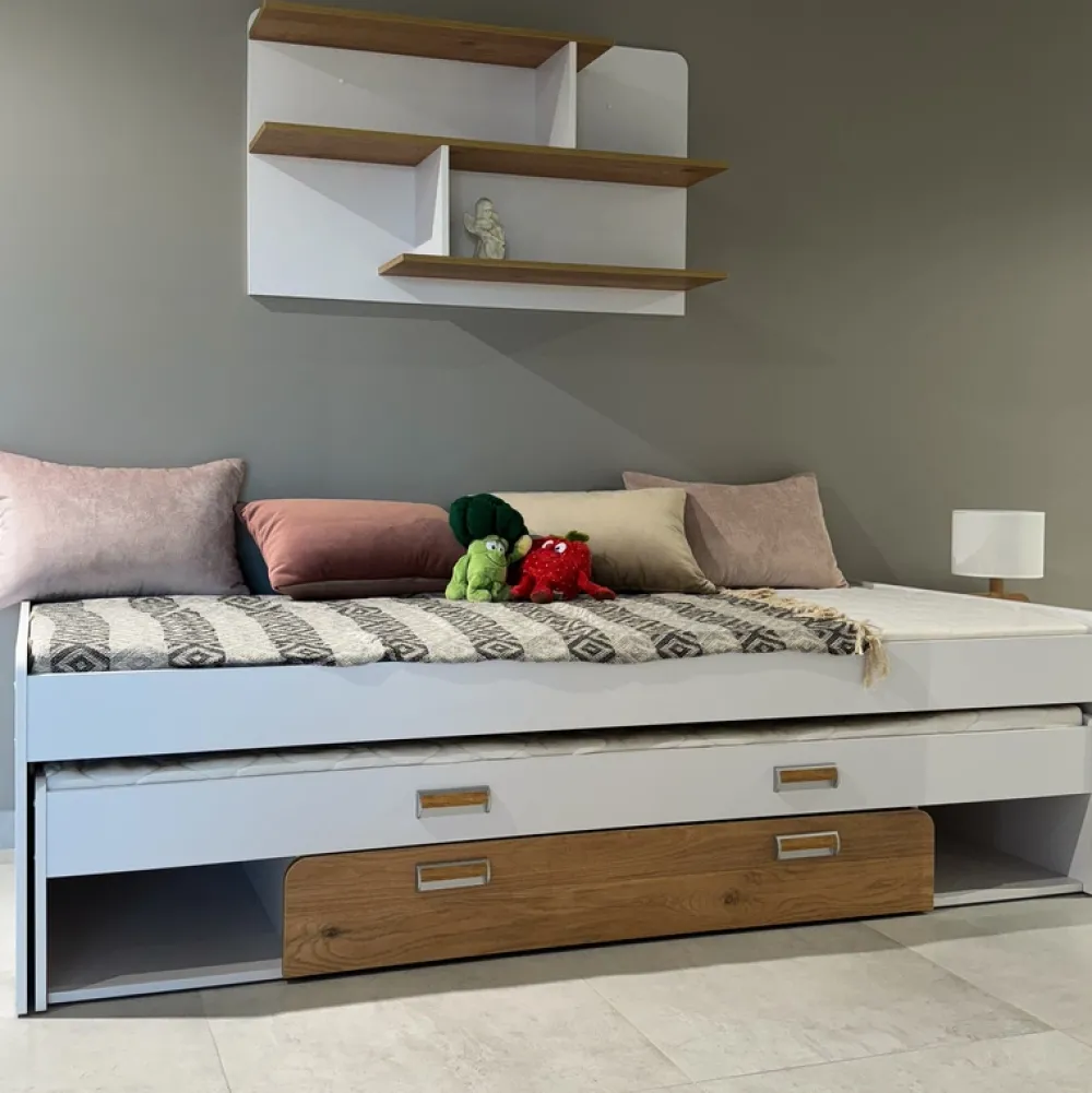 Regały Na Książki|Regały Dla Dzieci>DOLMAR Nowoczesny regał do pokoju dziecięcego 80 cm LUMINOUS biały