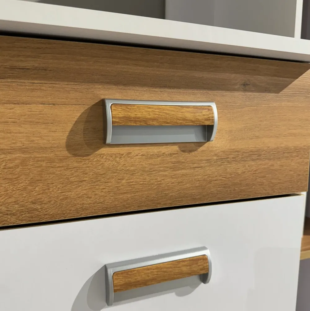 Regały Na Książki|Regały Dla Dzieci>DOLMAR Nowoczesny regał do pokoju dziecięcego 80 cm LUMINOUS biały