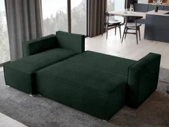 Meble Dla Dzieci|Meble Młodzieżowe>BROMARKT Nowoczesny rozkładany narożnik z funkcją spania TOP sztruks