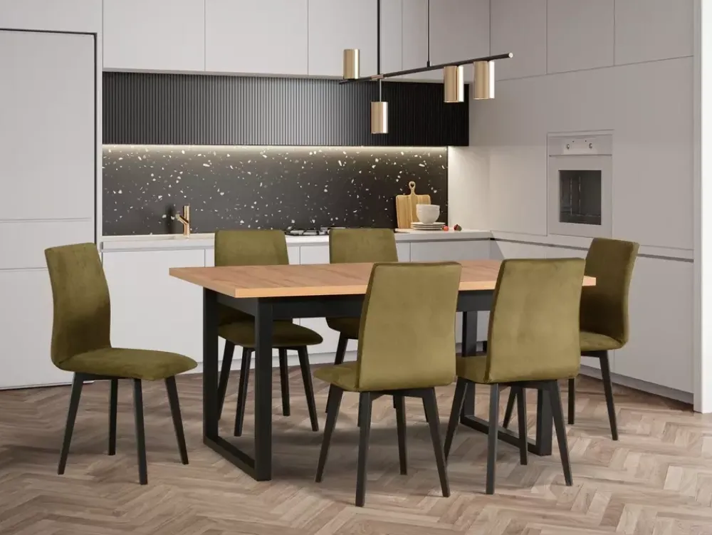 Krzesła|Stoły Rozkładane>DREWMIX Nowoczesny stół rozkładany do jadalni ISSAC 140/180 cm