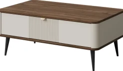 Zestawy Mebli Do Salonu|Ławy I Stoliki>JUREK Nowoczesny stolik kawowy z szufladą do salonu MIREL 100x60 cm