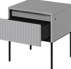 Szafki Nocne>lenart. Nowoczesny stolik nocny z szufladą do sypialni TREND