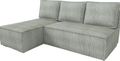 Narożniki>IZABELLA MEBLE Nowoczesny szary narożnik z funkcją spania i pojemnikiem HECTOR