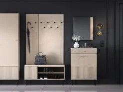 Wieszaki Do Przedpokoju></noscript>ML Meble Nowoczesny wieszak ścienny SOPHIE cashmere