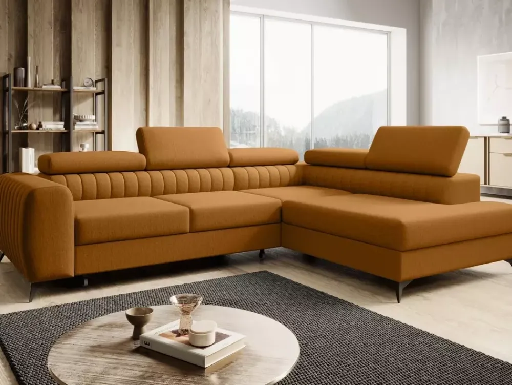 Narożniki>NEXT COLLECTION Nowoczesny wolnostojący narożnik do salonu PAULLETTO