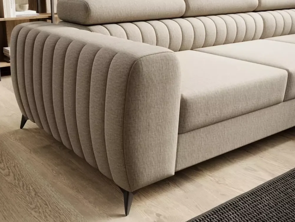 Narożniki>NEXT COLLECTION Nowoczesny wolnostojący narożnik do salonu PAULLETTO