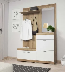 Garderoby|Zestawy Mebli Do Przedpokoju></noscript>PIASKI Nowoczesny zestaw mebli do przedpokoju STEVEN