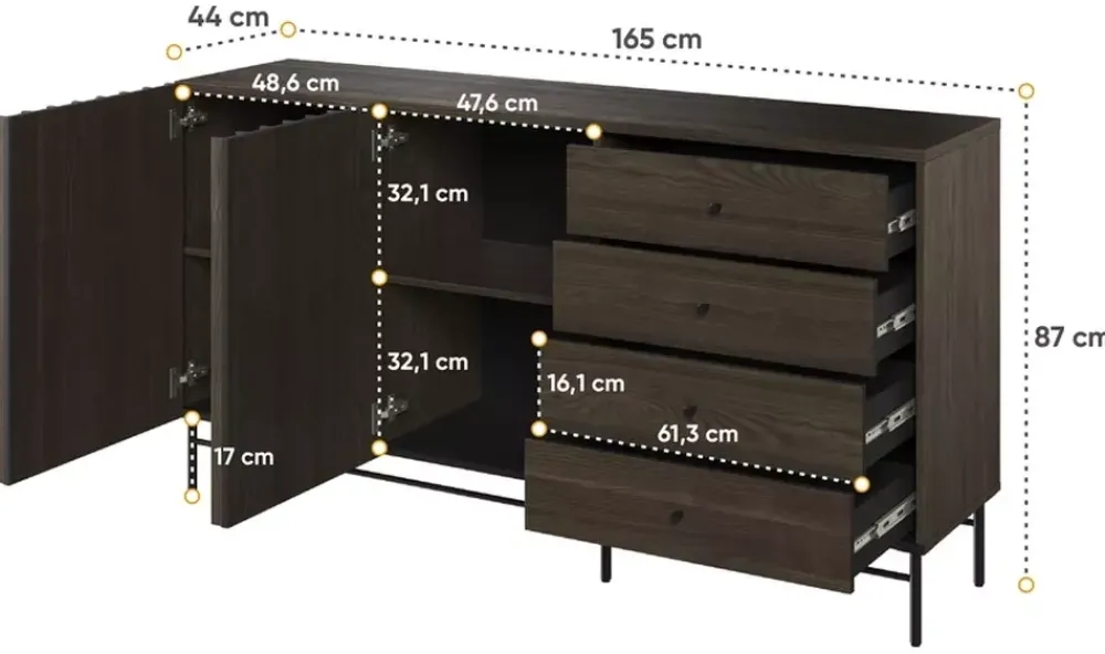 Zestawy Mebli Do Salonu>lenart. Nowoczesny zestaw mebli do salonu PIEMONTE