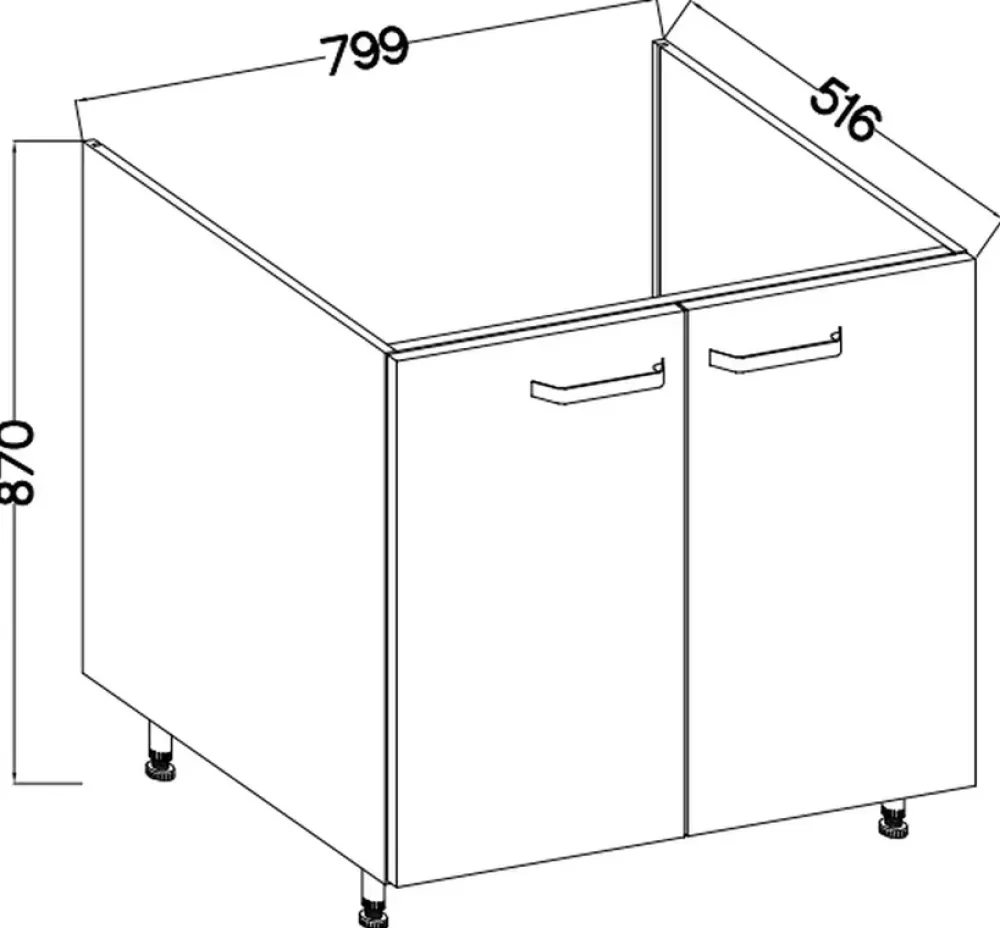 Meble Kuchenne>Lempert Nowoczesny zestaw mebli kuchennych frezowane fronty ALEPPO
