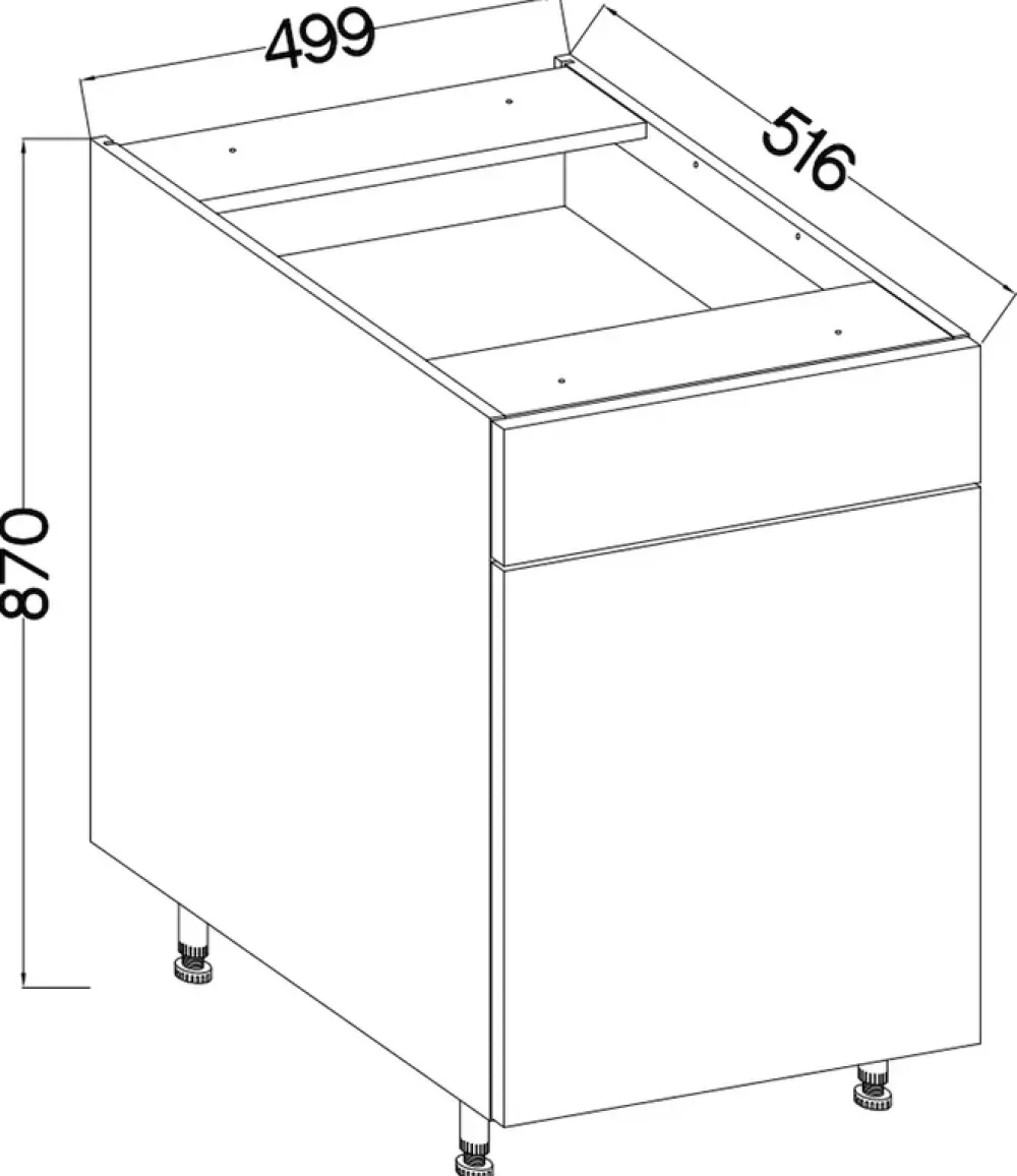 Meble Kuchenne>Lempert Nowoczesny zestaw mebli kuchennych frezowane fronty ALEPPO