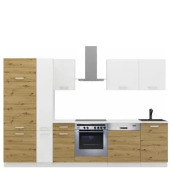 Meble Kuchenne>Lempert Nowoczesny zestaw mebli kuchennych z zabudową piekarnika 300 cm TONY