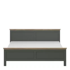 Łóżka Młodzieżowe|Łóżka Na Nóżkach>Helvetia Łoże 160x200 bez pojemnika IVORIA butelkowa zieleń