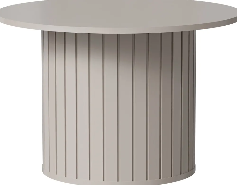 Zestawy Mebli Do Salonu|Ławy I Stoliki>DOLMAR Okrągły stolik kawowy do salonu 70 cm ZELDA cashmere kaszmir