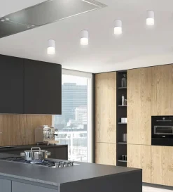 Oświetlenie Przedpokoju|Oświetlenie Jadalni></noscript>Candellux Lighting Oprawa natynkowa Tuba szara GU10