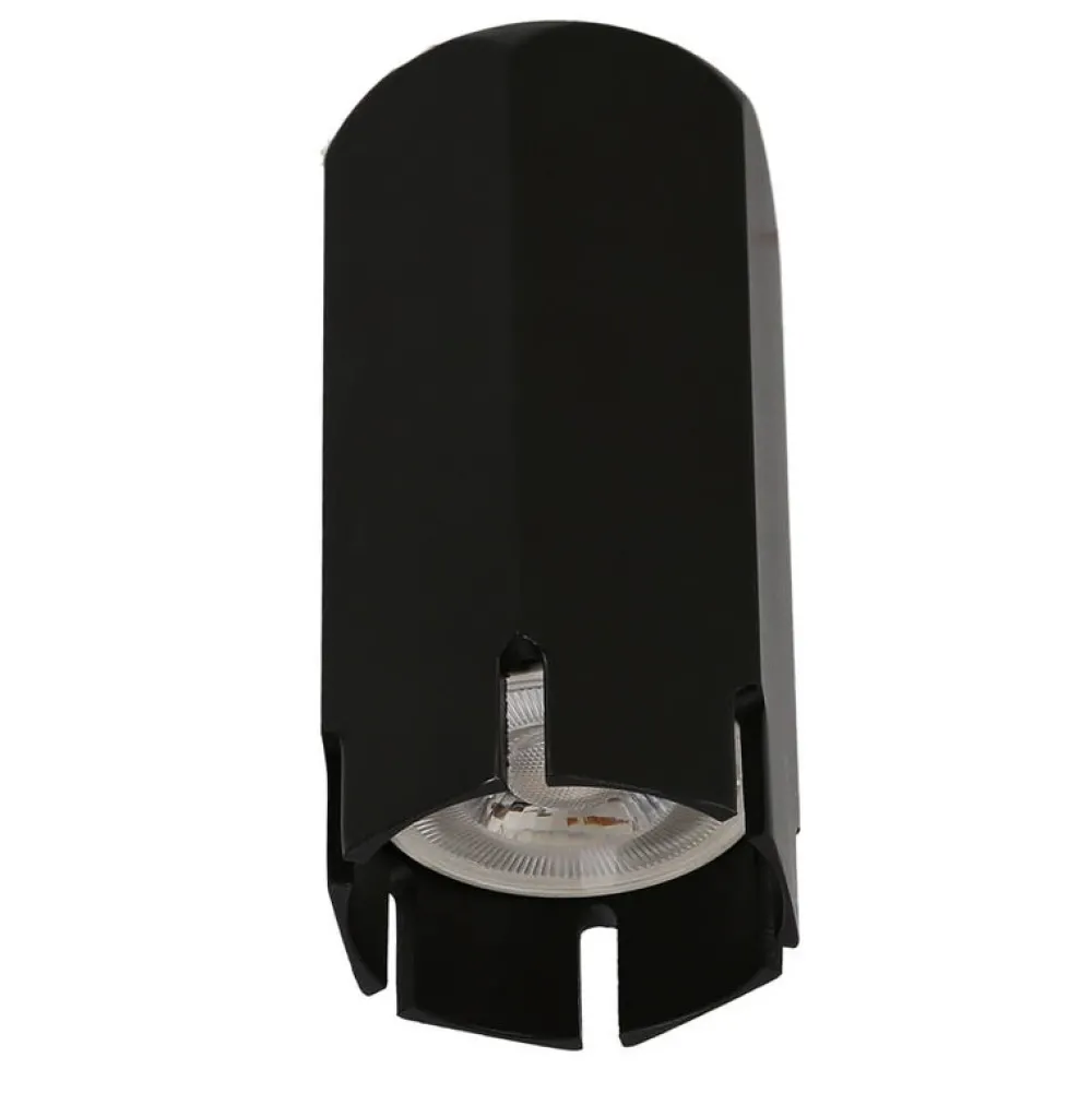 Oświetlenie Przedpokoju|Oświetlenie Łazienki>Candellux Lighting Oprawa sufitowa natynkowa czarna Tuba