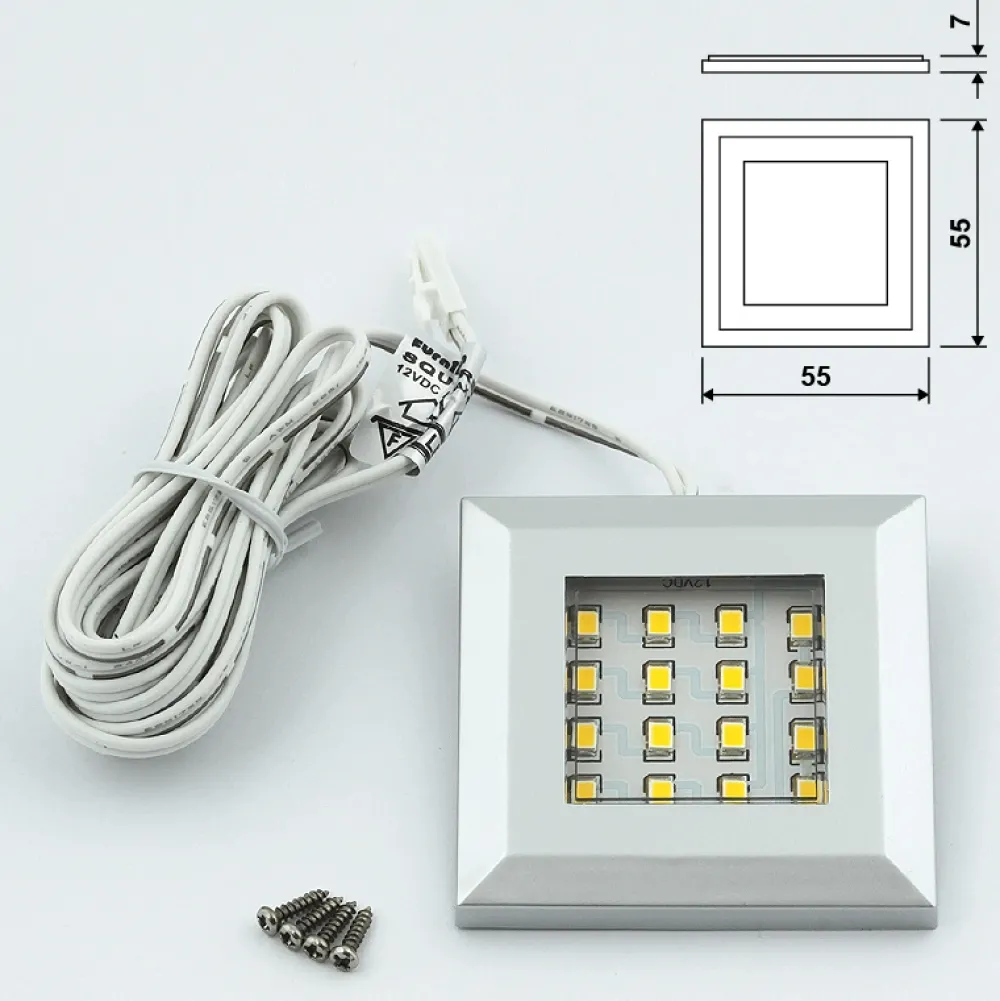 Oświetlenie Mebli|Oświetlenie Mebli>FURNIKA Oświetlenie podszafkowe LED SQUARE 3 niebieskie