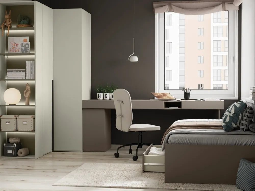 Meble Młodzieżowe|Zestawy Mebli Do Salonu>lenart. Panel tapicerowany 2x zagłówek do łóżka WOOW brązowy