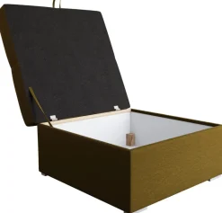 Meble Dla Dzieci|Pufy>BROMARKT Pikowana pufa welurowa ze schowkiem do salonu HOT