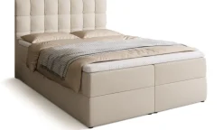 Meble Młodzieżowe|Łóżka Młodzieżowe>BROMARKT Pikowane łóżko kontynentalne 140x200 cm z pojemnikiem DETROIT