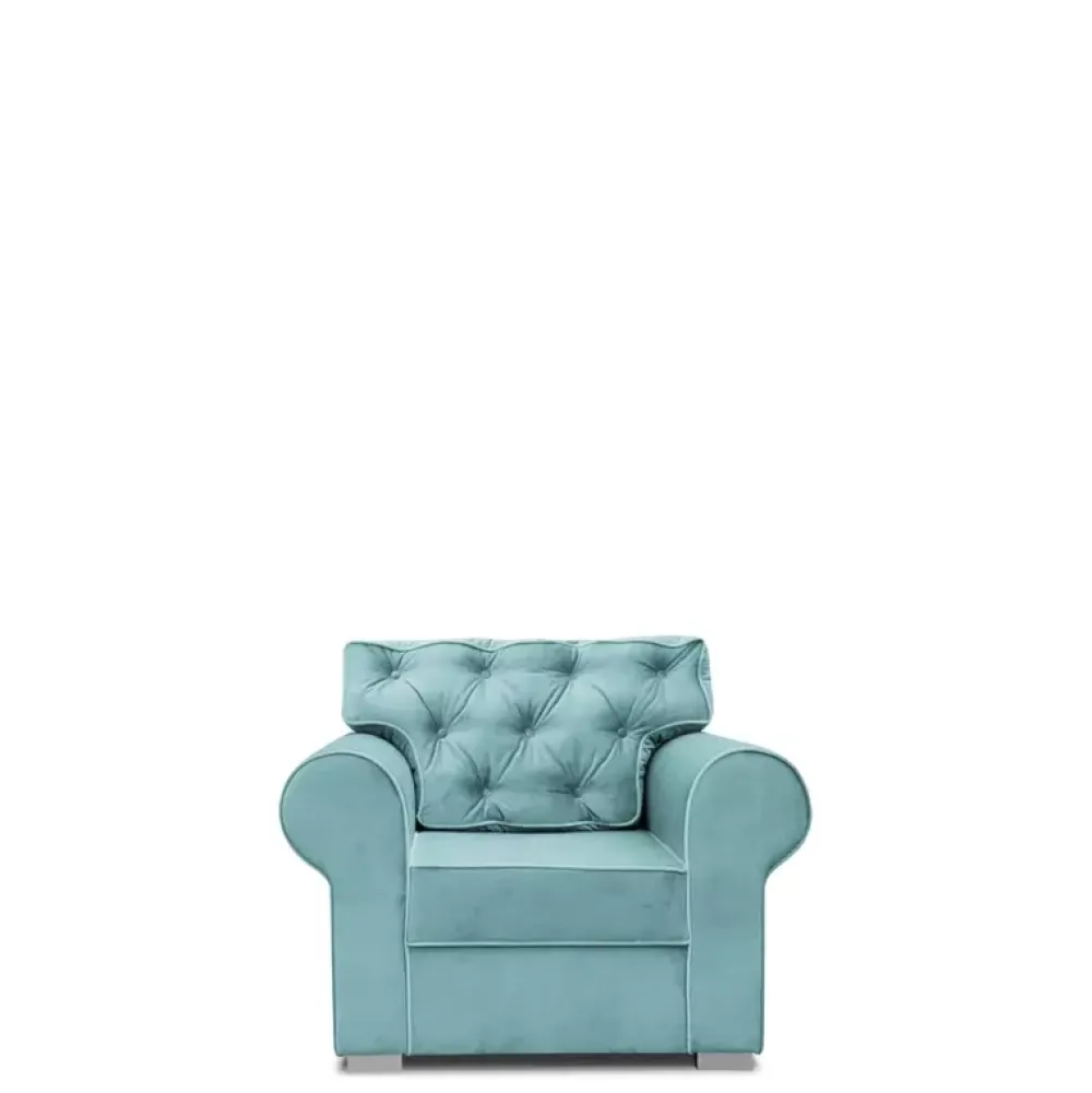 Fotele>NEXT COLLECTION Pikowany fotel glamour PEREZ PIC 1