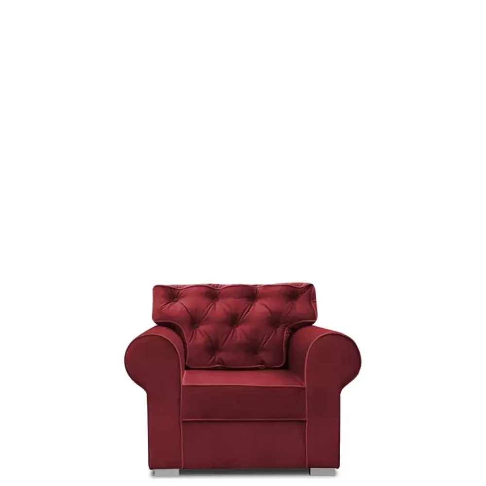 Fotele>NEXT COLLECTION Pikowany fotel glamour PEREZ PIC 1