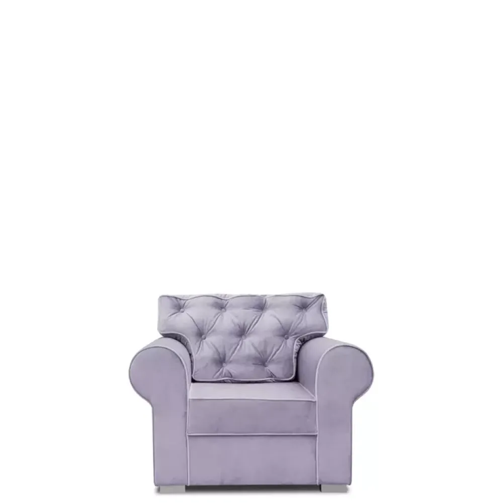 Fotele>NEXT COLLECTION Pikowany fotel glamour PEREZ PIC 1