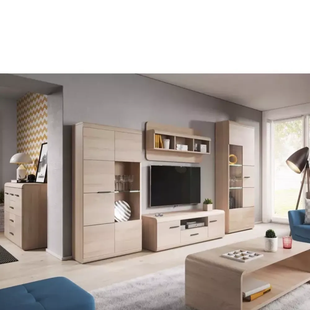 Półki>LASKI Półka ścienna 120 cm dąb sonoma LIBRA