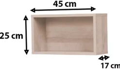 Zestawy Mebli Młodzieżowych|Półki></noscript>MARIDEX Półka ścienna do pokoju młodzieżowego 45 cm COSTA dąb sonoma