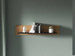 Półki>ML Meble Półka ścienna do salonu 110 cm UMIO dąb złoty UMIO