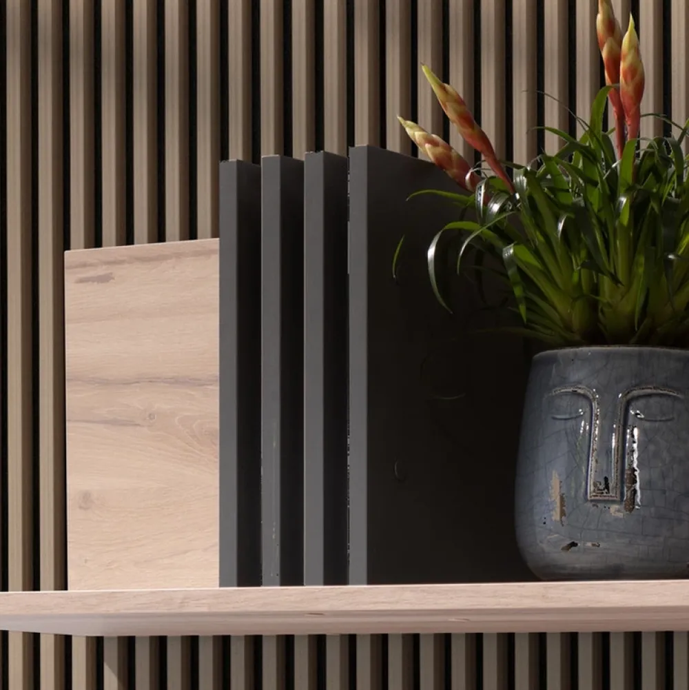 Półki>MEBLAR Półka ścienna na książki do salonu AGRA