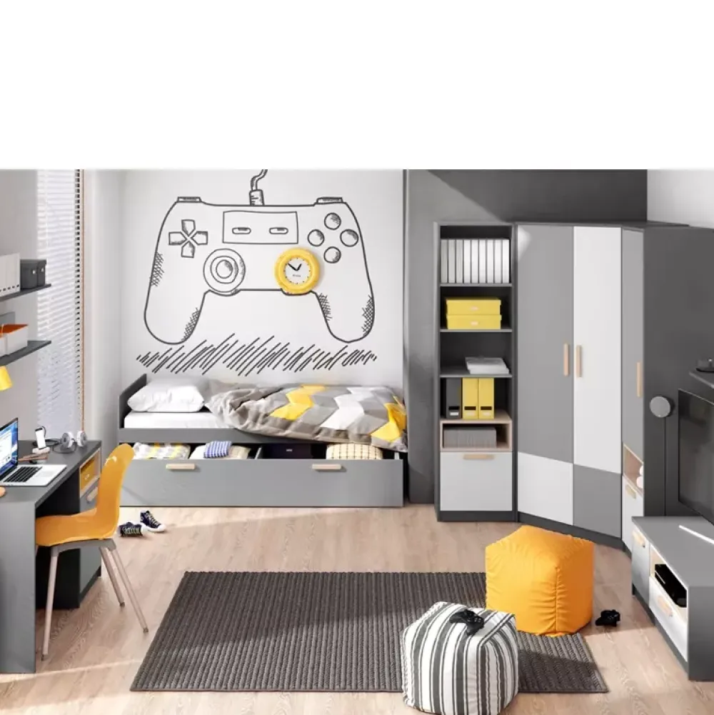 Zestawy Mebli Młodzieżowych|Półki>lenart. Półka na książki 90 cm do pokoju młodzieżowego POK