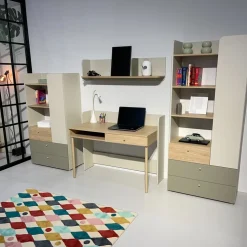 Zestawy Mebli Młodzieżowych|Półki></noscript>JUREK Półka na książki do pokoju młodzieżowego 120 cm YOKO