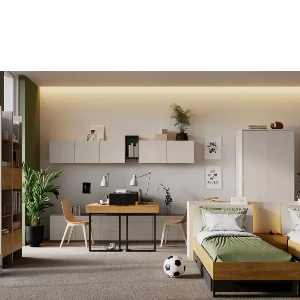 Zestawy Mebli Młodzieżowych|Półki>lenart. Półka na książki do pokoju młodzieżowego 100 cm TEEN FLEX