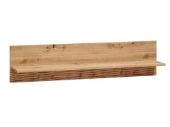 Półki>ML Meble Półka na książki do salonu 120 cm ARTIS dąb artisan