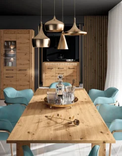 Półki></noscript>ML Meble Półka na książki do salonu 120 cm ARTIS dąb artisan