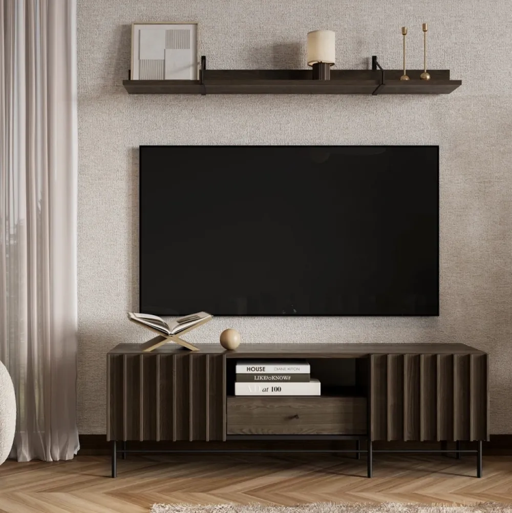 Półki>lenart. Półka na ksiązki w stylu nowoczesnym PIEMONTE