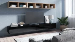 Zestawy Mebli Do Sypialni|Zestawy Mebli Młodzieżowych>GiB Meble Półka wisząca 100 cm dąb złoty MODERN