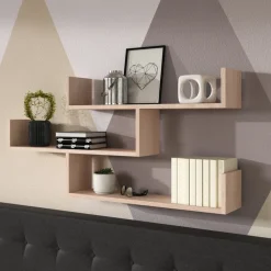 Meble Dla Dzieci|Półki></noscript>BRATEX Półka wisząca TROIS 03 dąb sonoma