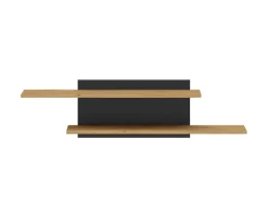 Półki>ML Meble Półka wisząca do salonu 115 cm MONELLI dąb stylowy