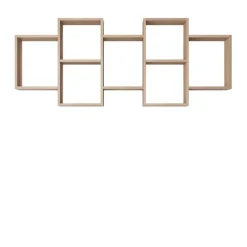 Meble Dla Dzieci|Półki>BRATEX Półka wisząca regał TROIS 01 dąb sonoma