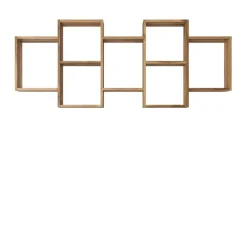 Meble Dla Dzieci|Półki>BRATEX Półka wisząca regał TROIS 01 dąb wotan