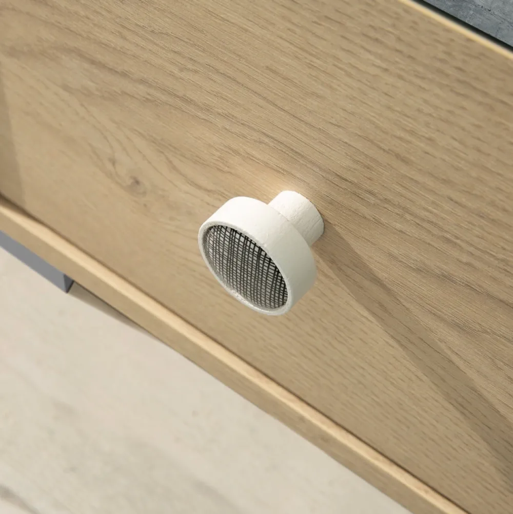 Zestawy Mebli Młodzieżowych|Półki>MEBLAR Półka wisząca z szafką 120 cm do pokoju młodzieżowego SLEEK