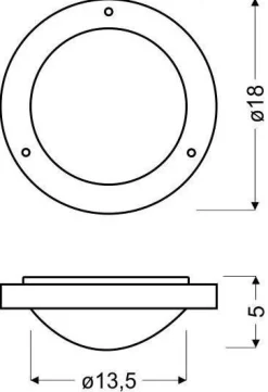 Oświetlenie Przedpokoju|Oświetlenie Łazienki>Candellux Lighting Plafon lampa sufitowa Aquila G9 Patyna IP44