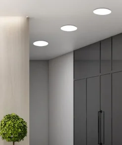 Oświetlenie Przedpokoju|Oświetlenie Jadalni>Candellux Lighting Plafon LED biały 12W 4000K Mega