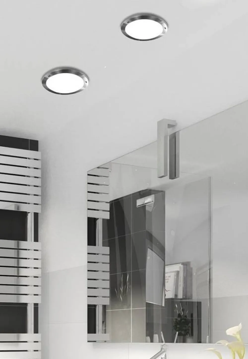 Oświetlenie Przedpokoju|Oświetlenie Łazienki>Candellux Lighting Plafon satyna nikiel lampa do łazienki IP44 40W G9 Aquila