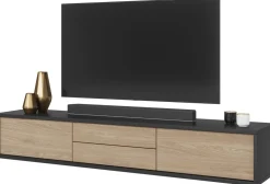 Szafki Rtv>Helvetia Podwieszana szafka RTV nowoczesna 180 cm z szufladami FRIDA