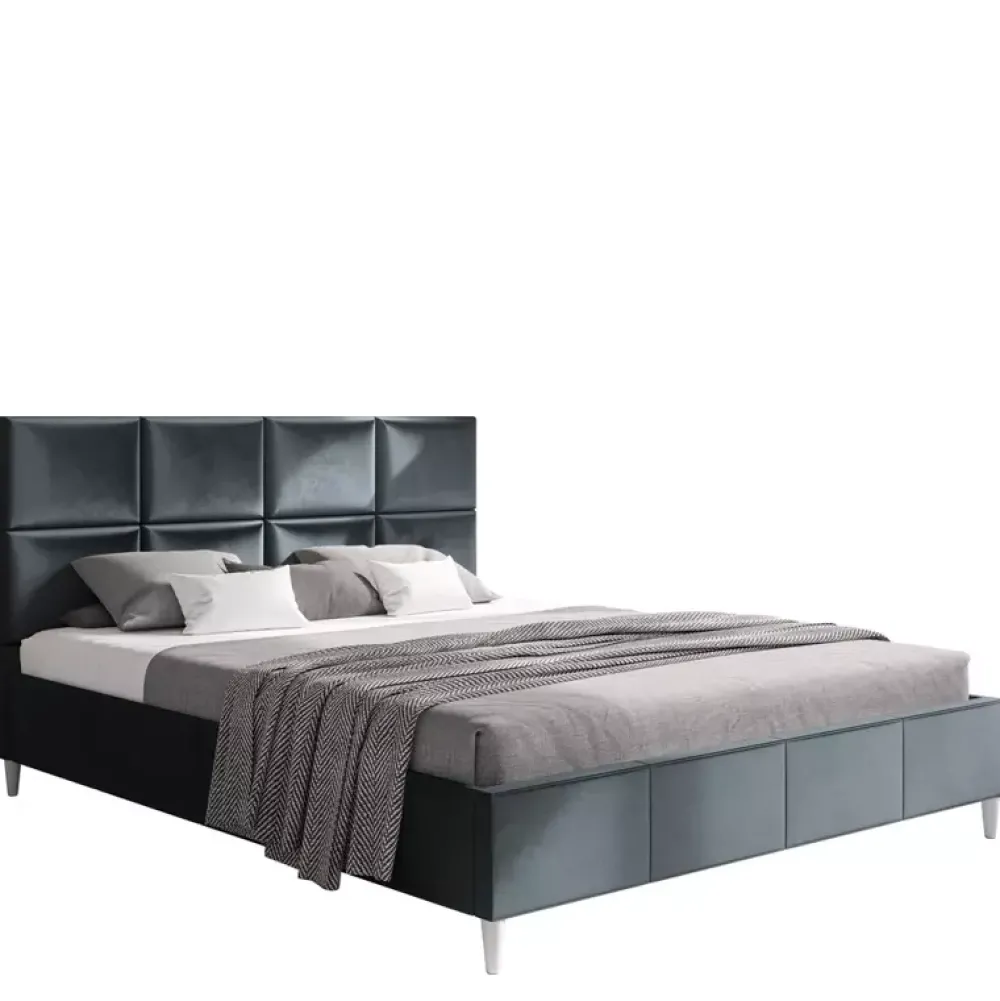 Łóżka Z Zagłówkiem|Łóżka Na Nóżkach>Riban Podwójne łóżko tapicerowane 180x200 cm BOTER