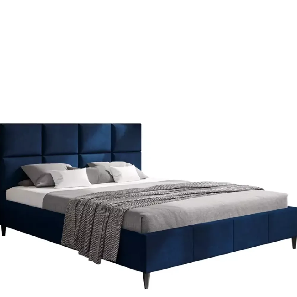 Łóżka Z Zagłówkiem|Łóżka Na Nóżkach>Riban Podwójne łóżko tapicerowane 180x200 cm BOTER